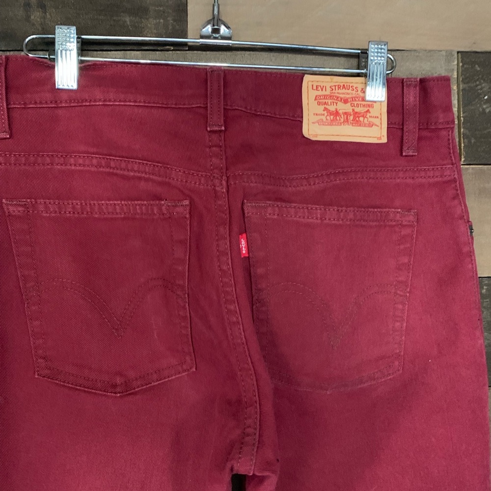 Levi Burgundy Pants